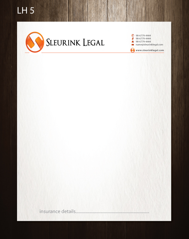 Letterhead Design by meet007 for this project | Design #2118254
