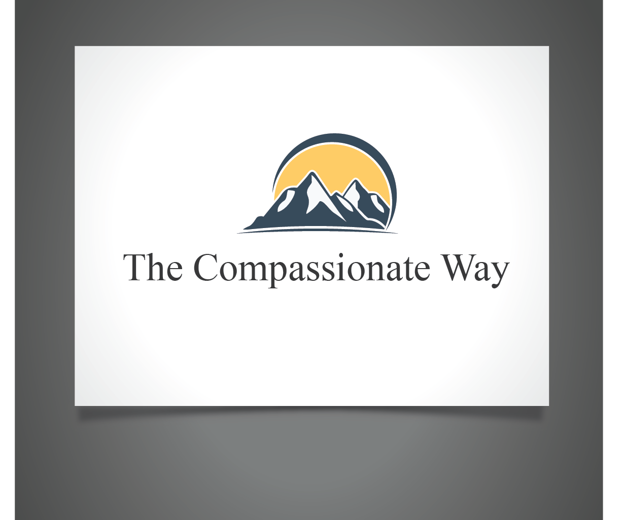 Logo Design by Blind for The Compassionate Way  | Design #2127688