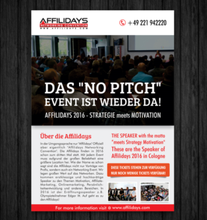 Flyer Design by ecorokerz for Ralf Schmitz | Design #9803454