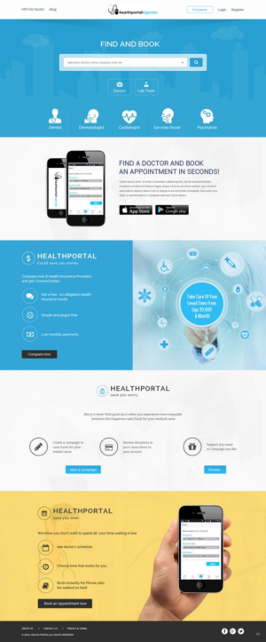 Web Design par pb pour Health Portal Limited | Design : #9846325