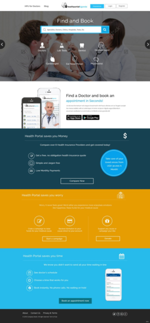 Web Design par pb pour Health Portal Limited | Design : #9846330