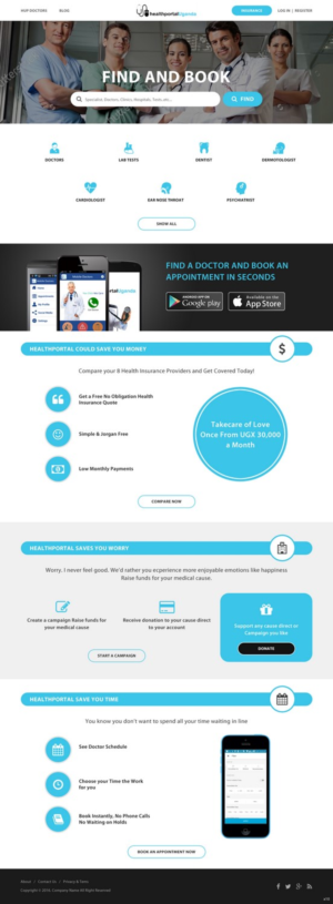 Web Design par pb pour Health Portal Limited | Design : #9847914