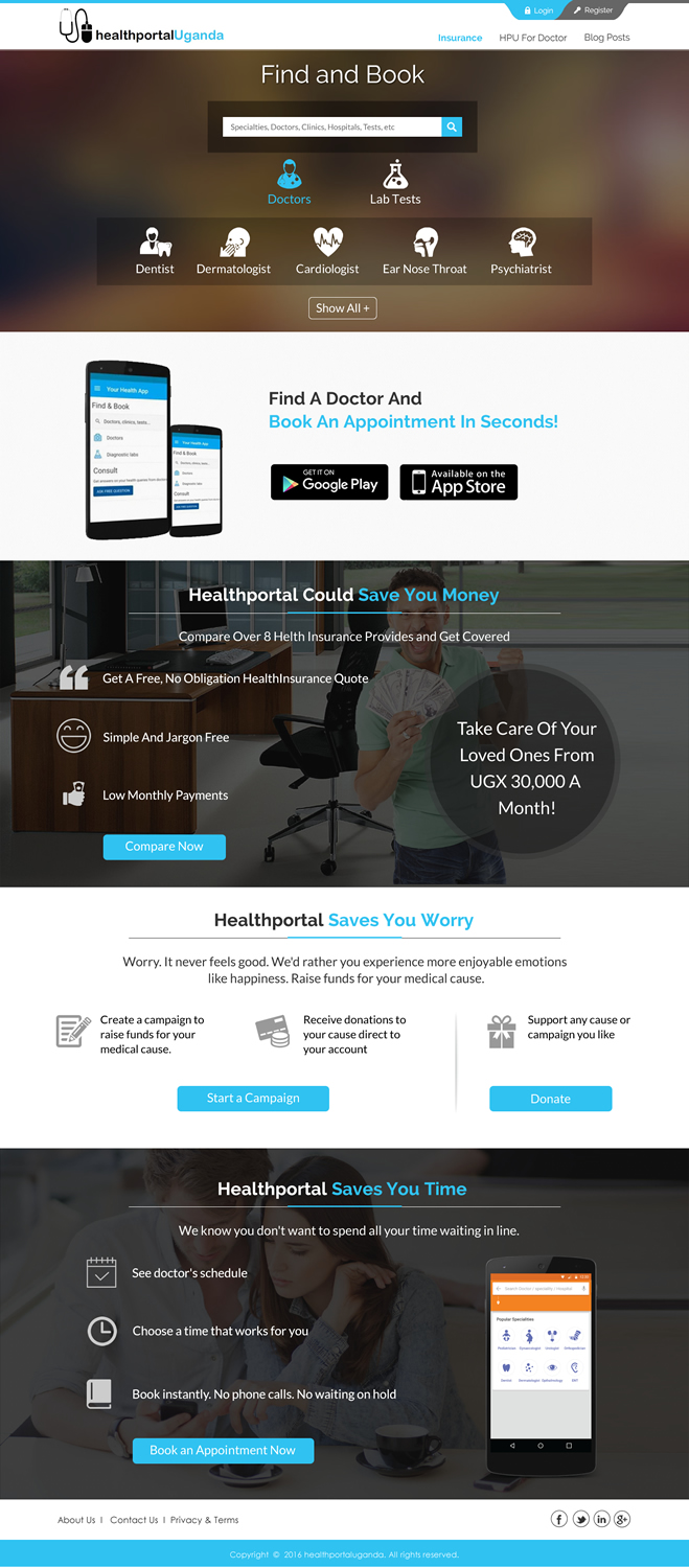 Web Design par Sbss pour Health Portal Limited | Design : #9935499