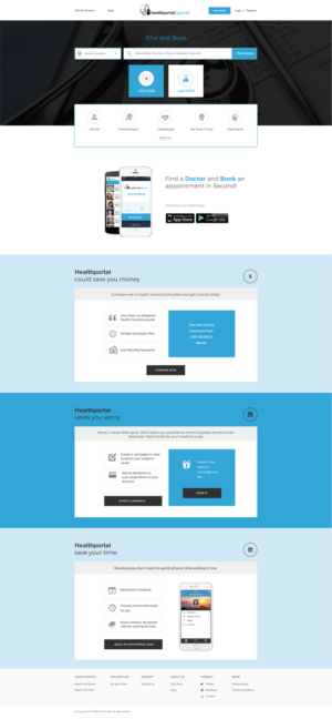Web Design par Vikram M pour Health Portal Limited | Design : #9929191