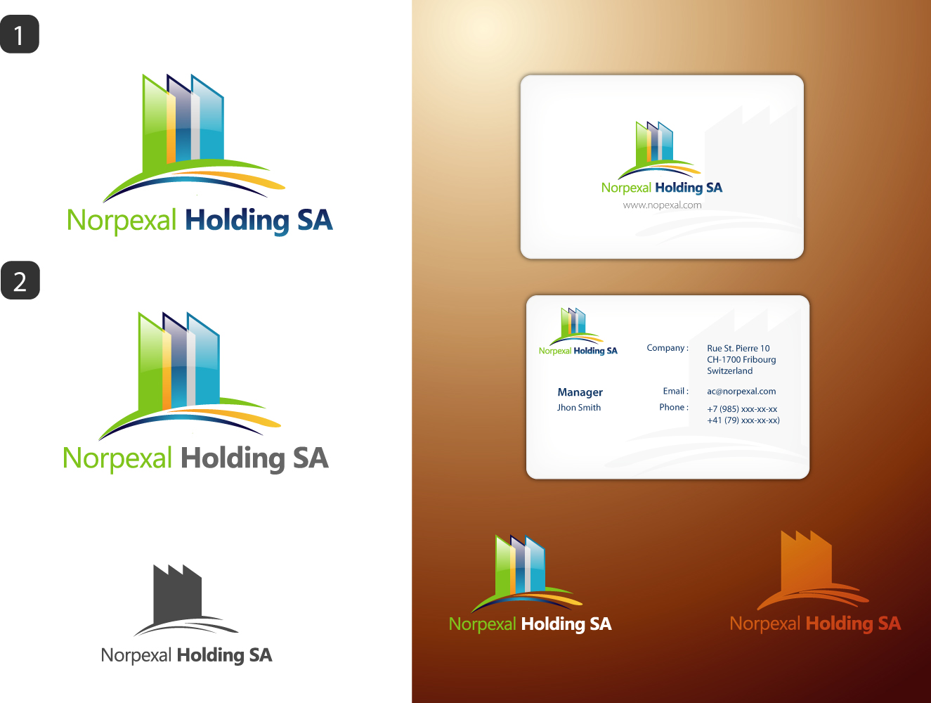 Business Card Design by mouallem zoheir for this project | Design #17368
