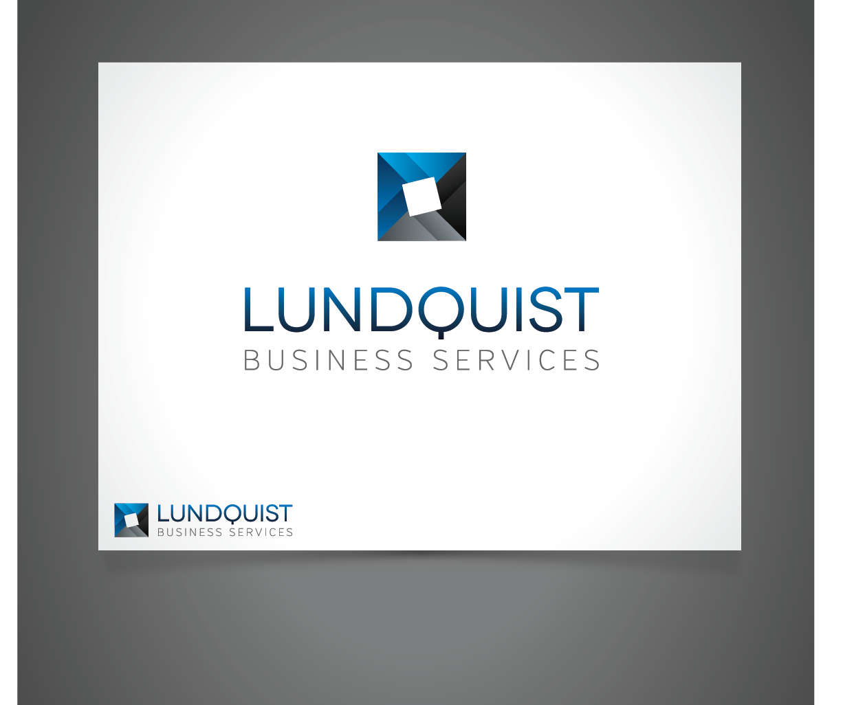 Logo Design by Blind for Lundquist Business Services | Design #2142959