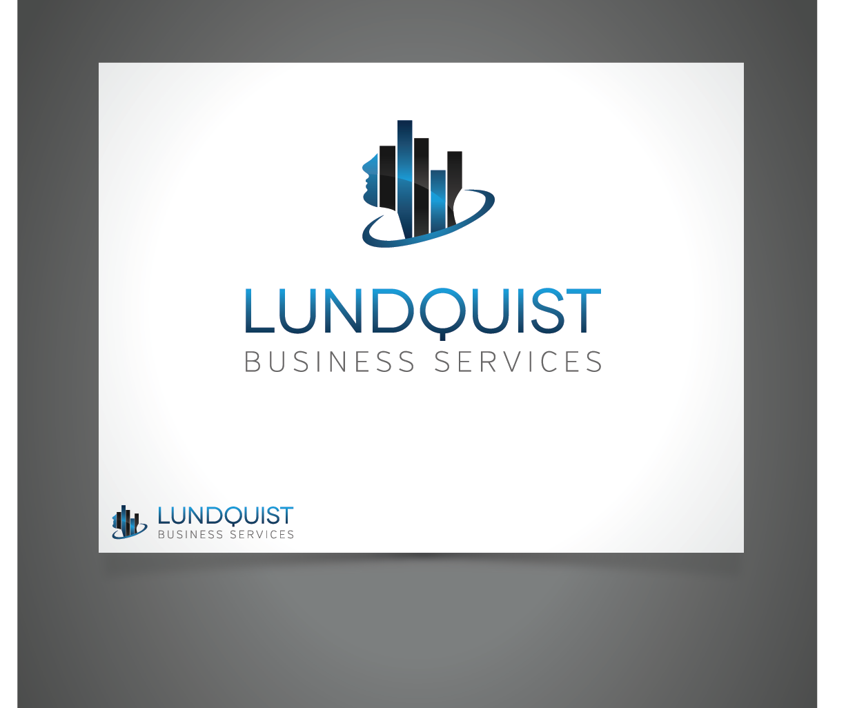 Logo Design by Blind for Lundquist Business Services | Design #2143449