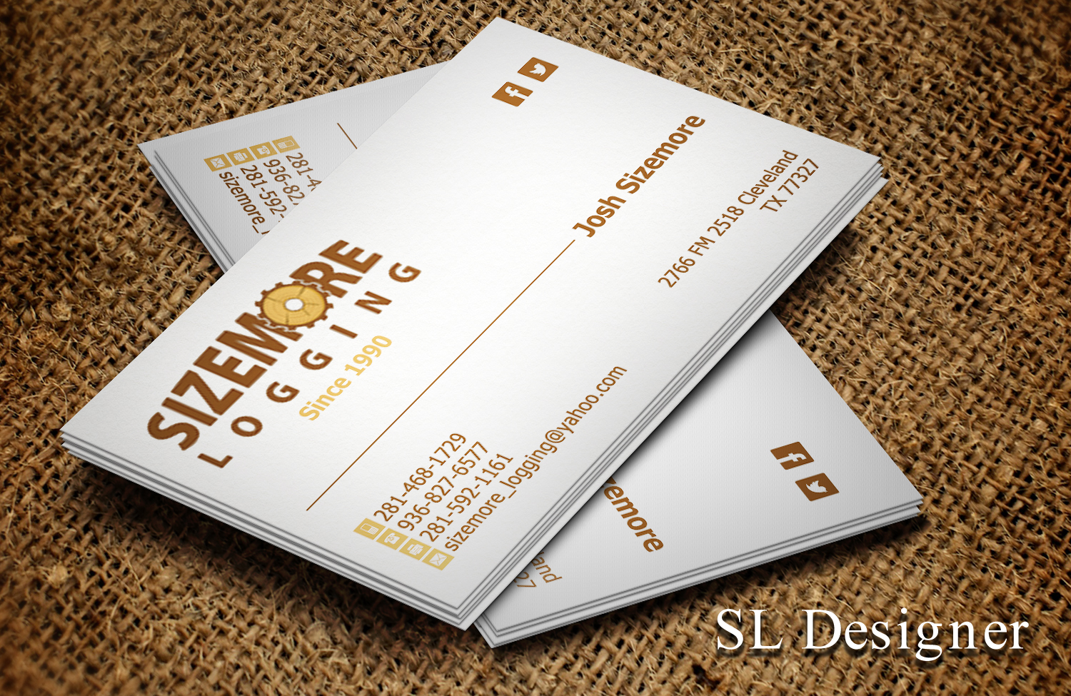 Business Card Design by SL Designer for this project | Design #9807171