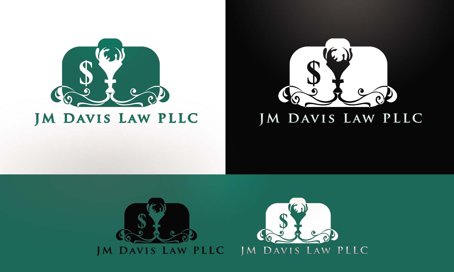 Logo Design by AasmaaAdvertiser for JM Davis Law PLLC | Design #9824622
