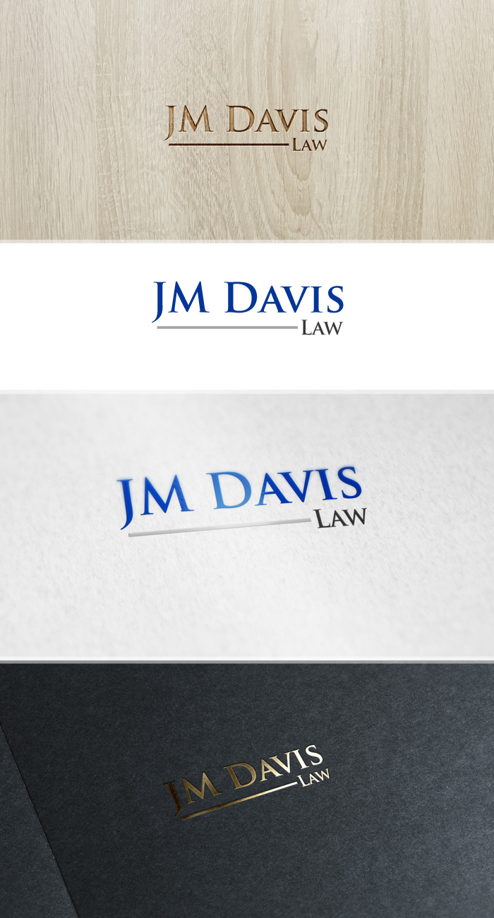 Logo Design by BehindSymbols for JM Davis Law PLLC | Design #9845389