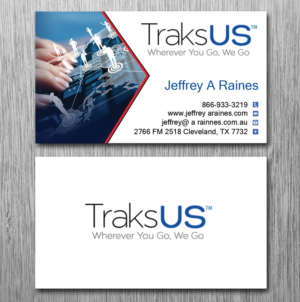 Business Card Design by Lanka Ama for traksus | Design: #9811022