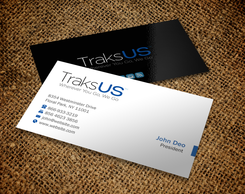 Diseño de Tarjeta de Presentación por Brand aid para traksus | Diseño #9828049