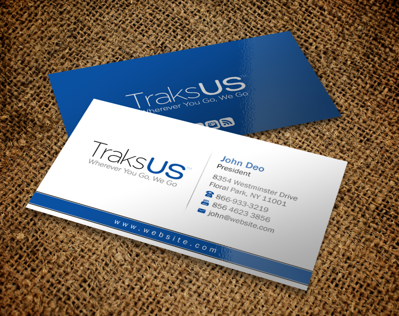 Business Card Design by Brand aid for traksus | Design #9841444