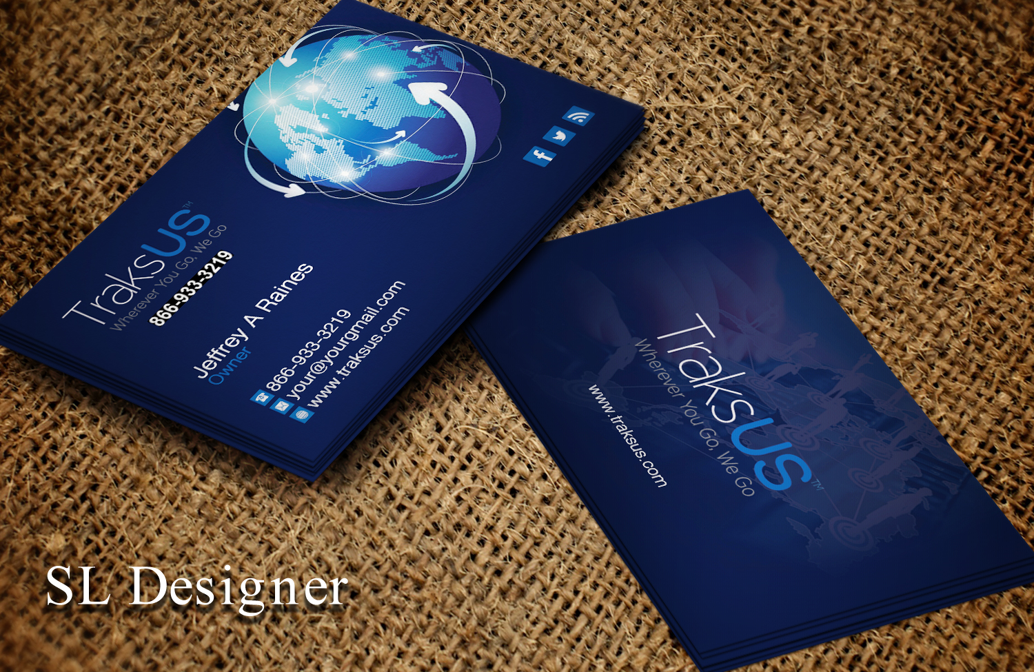 Diseño de Tarjeta de Presentación por SL Designer para traksus | Diseño #9809104