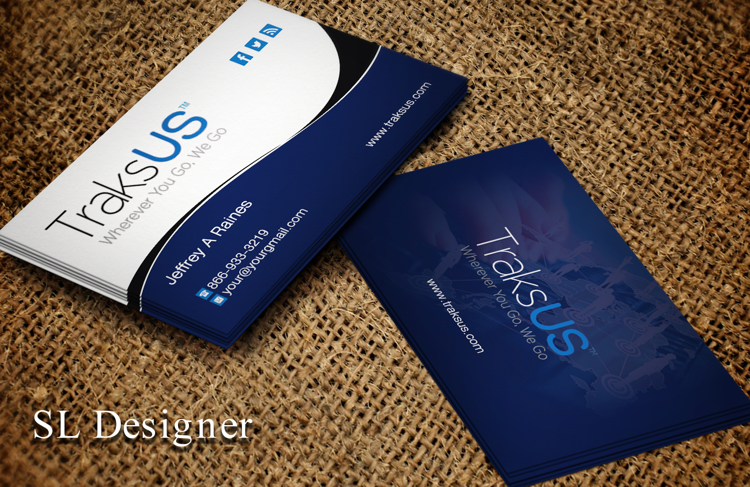 Diseño de Tarjeta de Presentación por SL Designer para traksus | Diseño #9809445