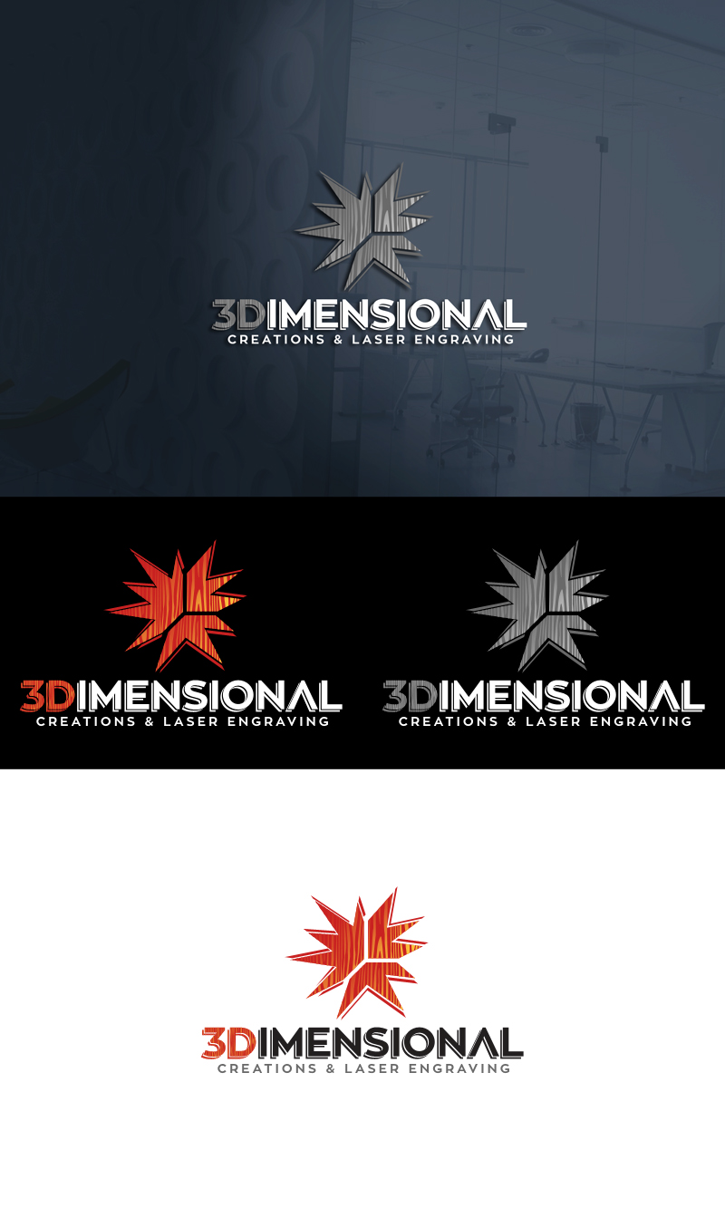 Logo Design by logo_s for 3 Dimensional Creations | Design #9858516