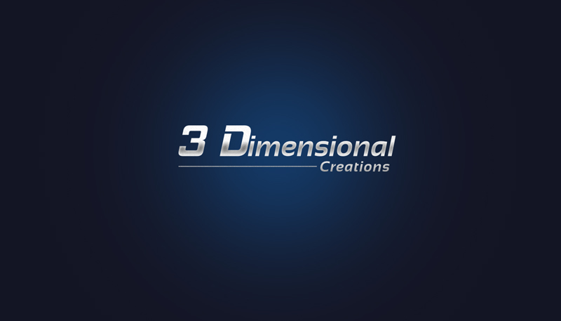 Logo Design by logomaster24 for 3 Dimensional Creations | Design #9818519