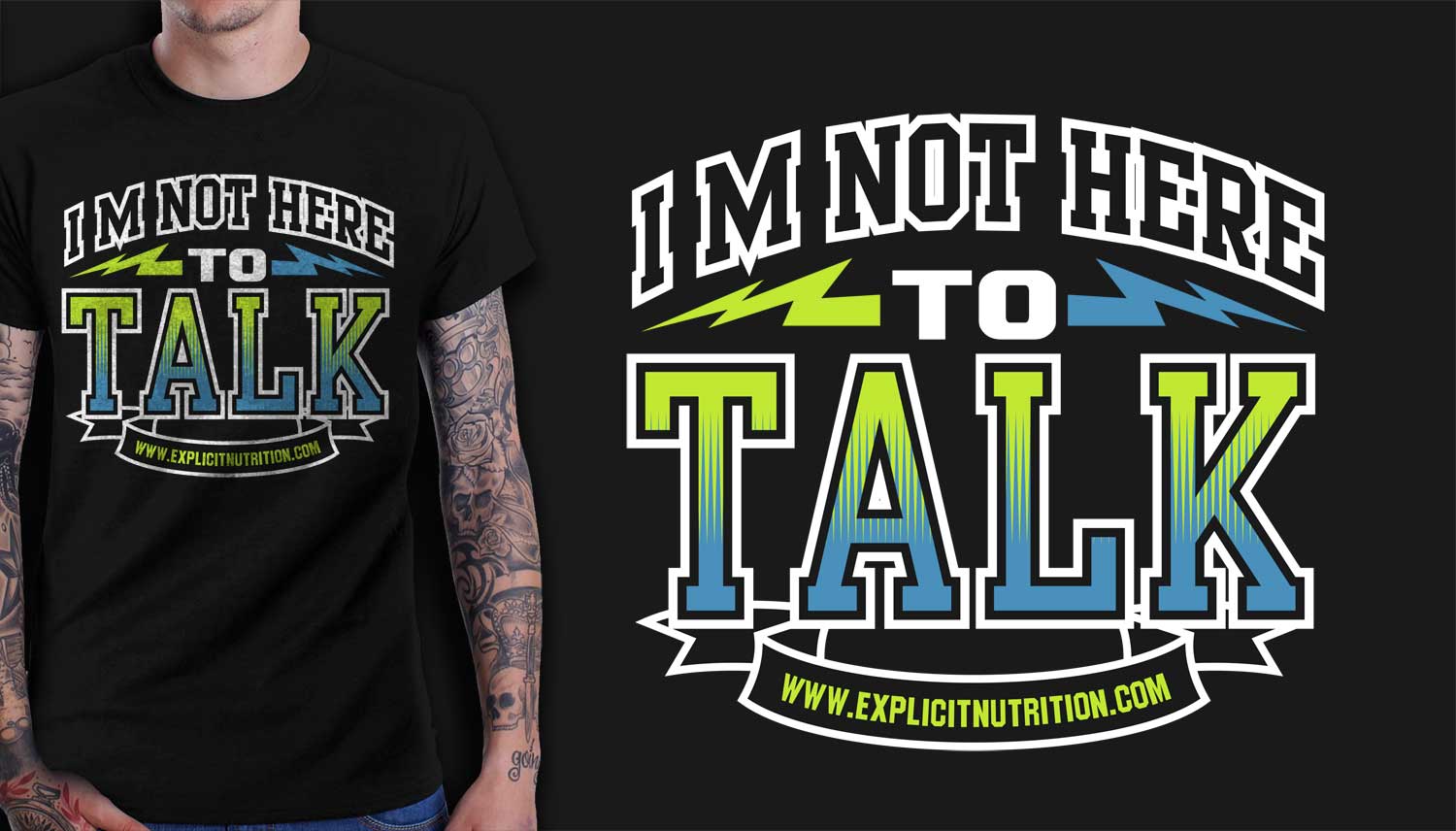 T-shirt Design by diwaz for Explicit Nutrition | Design #2297028