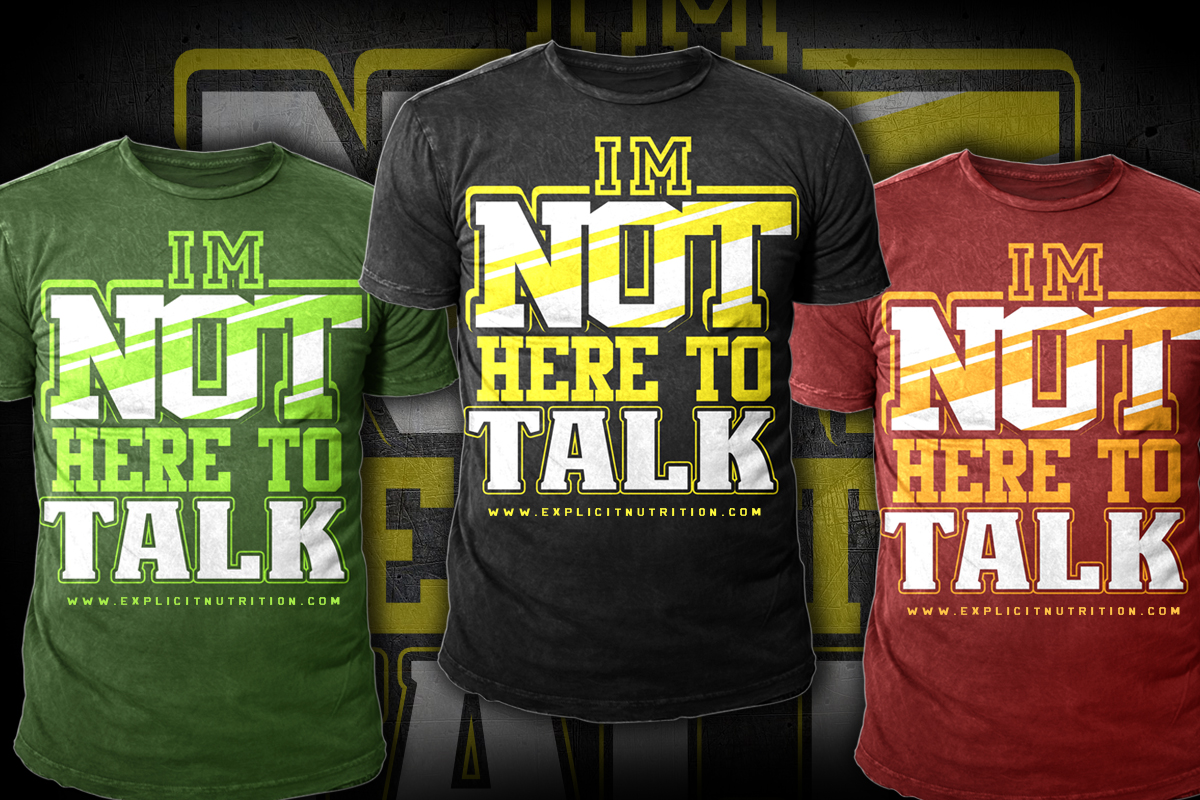 T-shirt Design by Mayonpx for Explicit Nutrition | Design #2141815