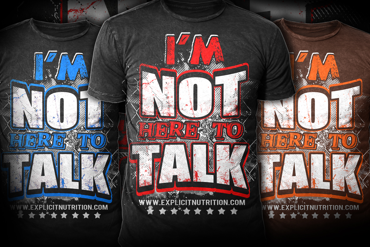 T-shirt Design by Mayonpx for Explicit Nutrition | Design #2168171