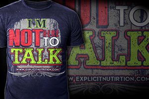 Fitness / Bodybuilding T-shirt - Fresh and Masculine | T-shirt Design by Mayonpx
