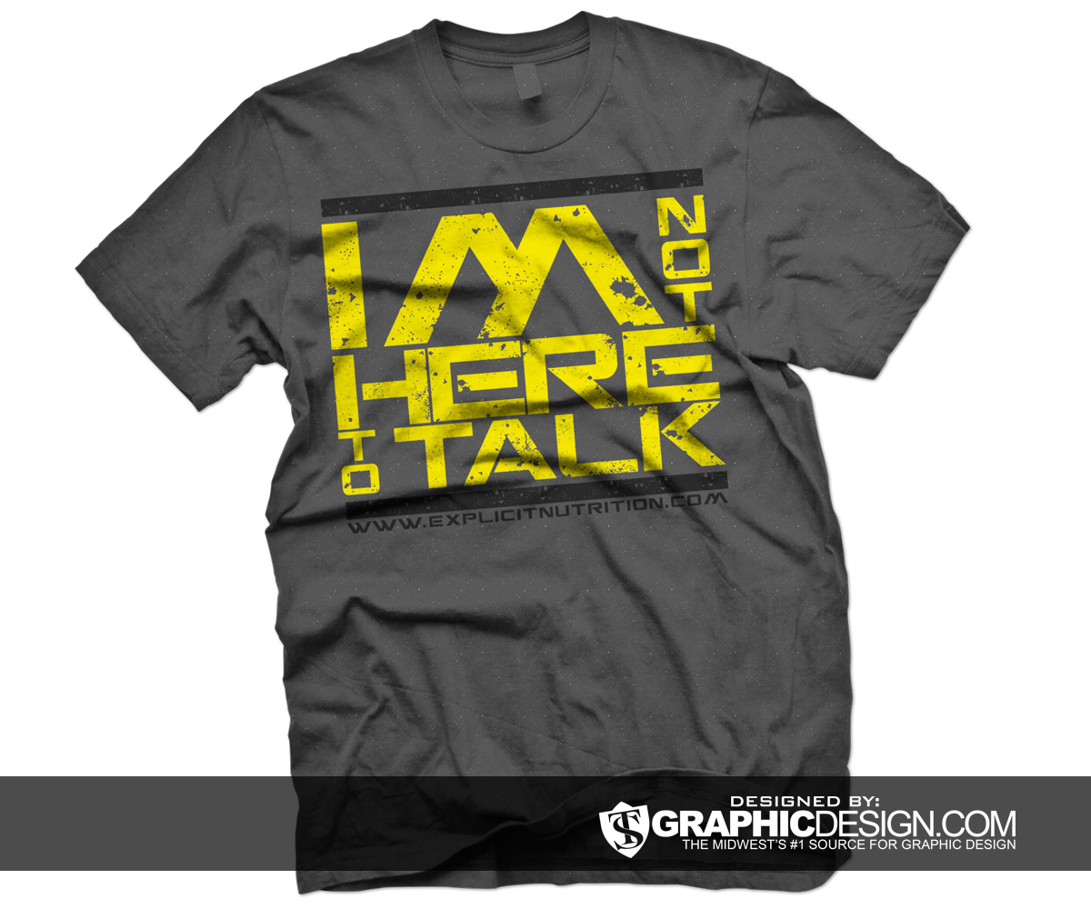 T-shirt Design by TS Graphic Design for Explicit Nutrition | Design #2200639