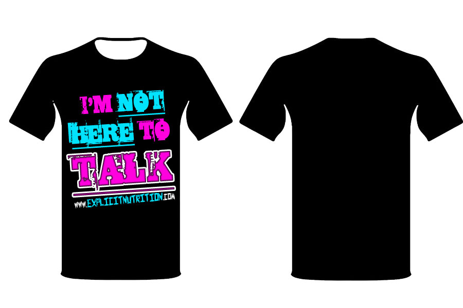 T-Shirt-Design von TheBigOjunior für Explicit Nutrition | Design #2251126