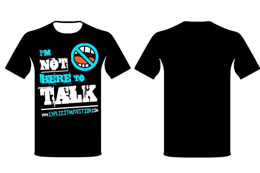 T-Shirt-Design von TheBigOjunior für Explicit Nutrition | Design #2251128