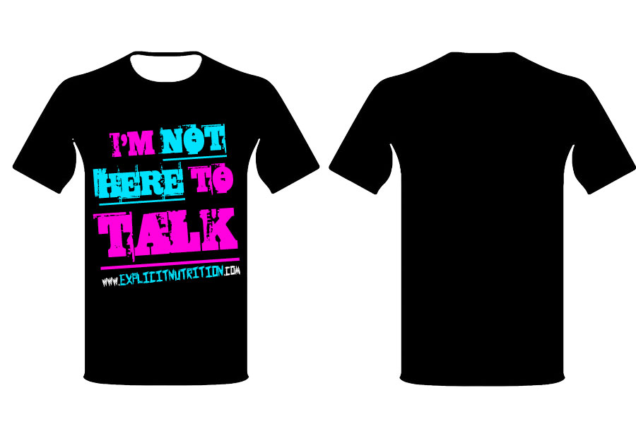 T-Shirt-Design von TheBigOjunior für Explicit Nutrition | Design #2251132