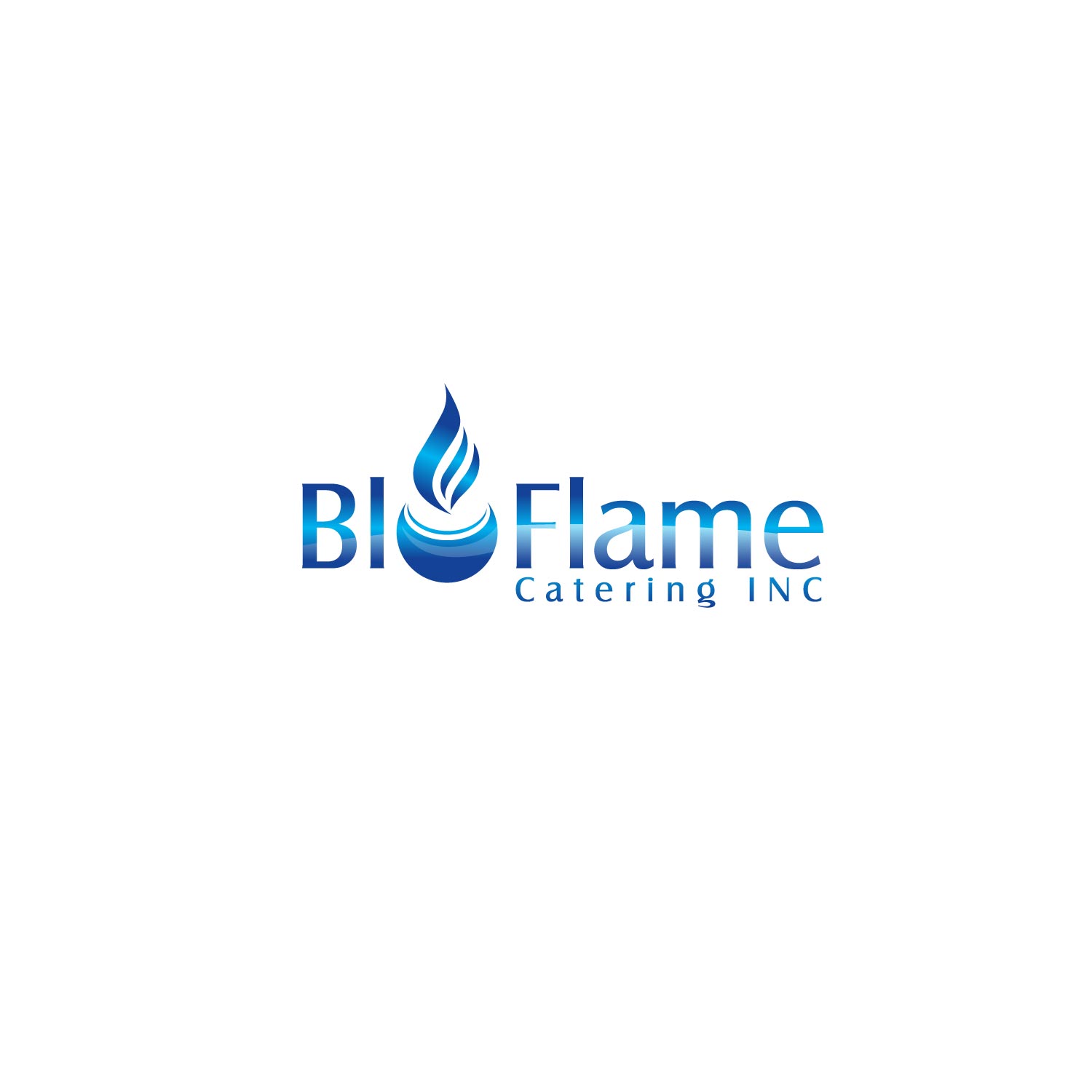 Logo Design by karthika vs for Blu Flame Catering INC | Design #9851710