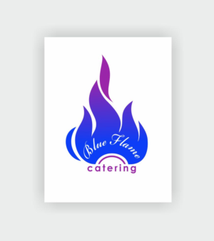 Logo Design by IneseRo for Blu Flame Catering INC | Design: #9820991