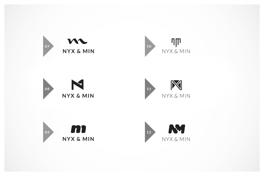 Logo Design by  Artman for NYX & MIN  | Design #9849385