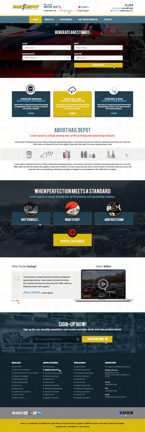 Web Design by umair.designer for this project | Design #9824065