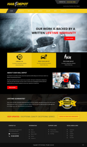 Web Design by pb for this project | Design: #9835861