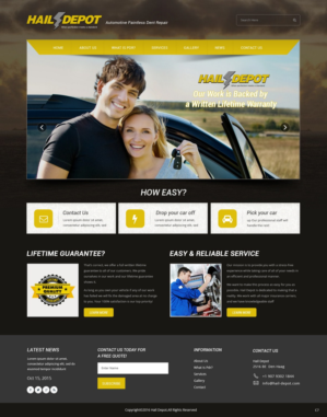Web Design by pb for this project | Design: #9846299