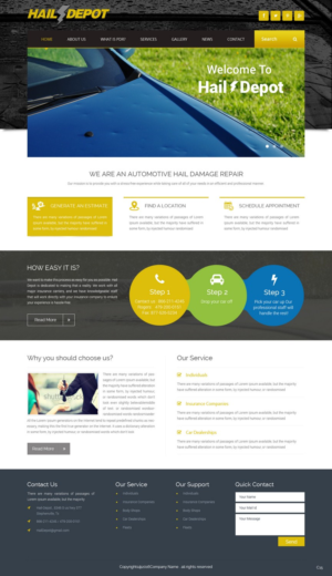 Web Design by pb for this project | Design: #9846311