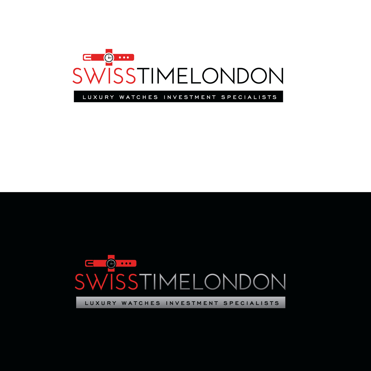 Logo Design by emptyboxgraphics for Swiss Time London Ltd | Design #9865266