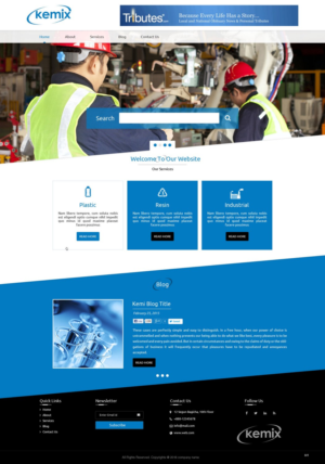 Web Design by pb for this project | Design: #9846462