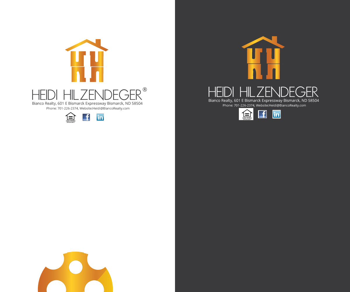 Diseño de Logo por roopaljain para Bianco Realty/HJH Real Estate  | Diseño #9878474