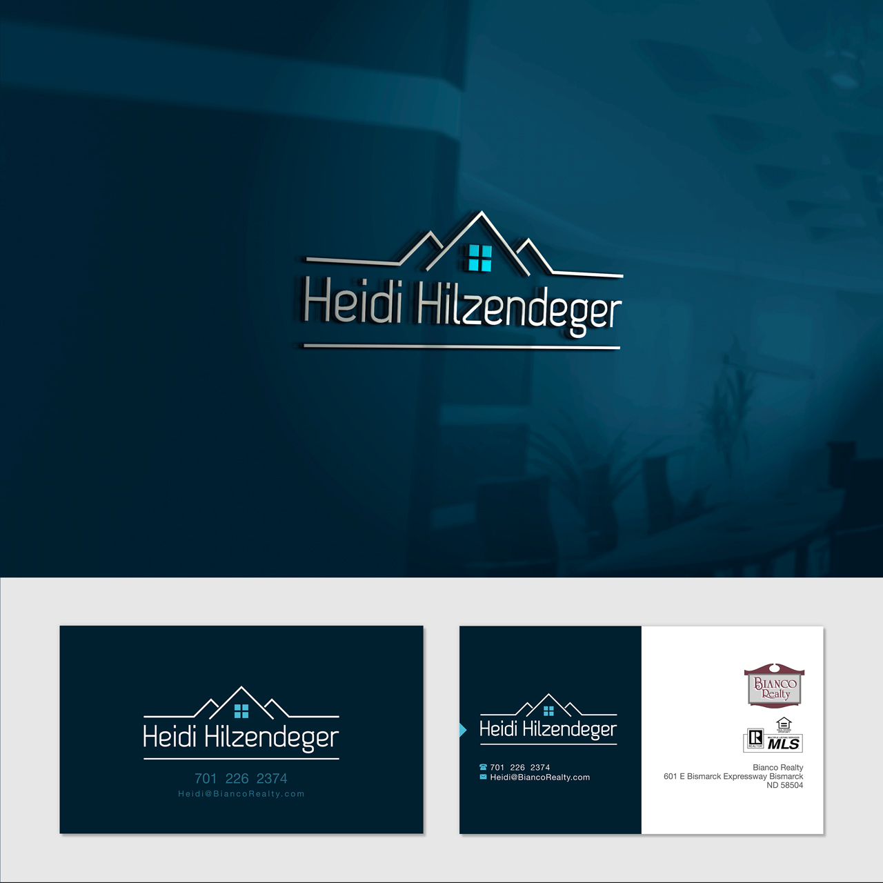 Logo Design by tajammuldesigner for Bianco Realty/HJH Real Estate  | Design: #9840705