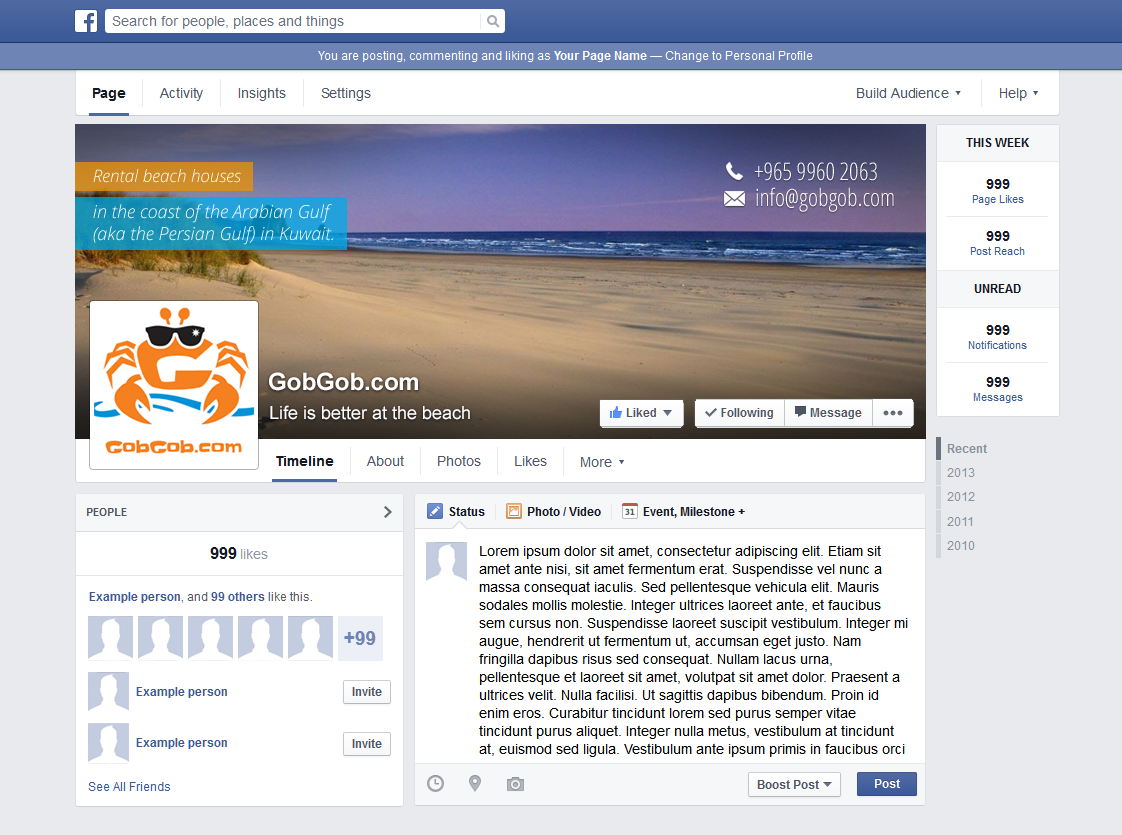 Facebook Design by lionx for this project | Design #10020691