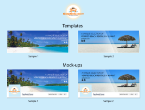 Social Media covers for a vacation rental startup | Facebook-Design von aspiremedia