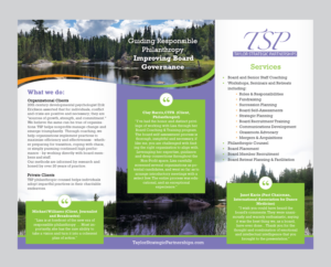Flyer-Design von Achiver für Taylor Strategic Partnerships, LLC | Design: #9830864