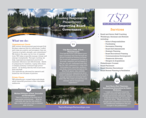 Flyer-Design von Achiver für Taylor Strategic Partnerships, LLC | Design: #9840064