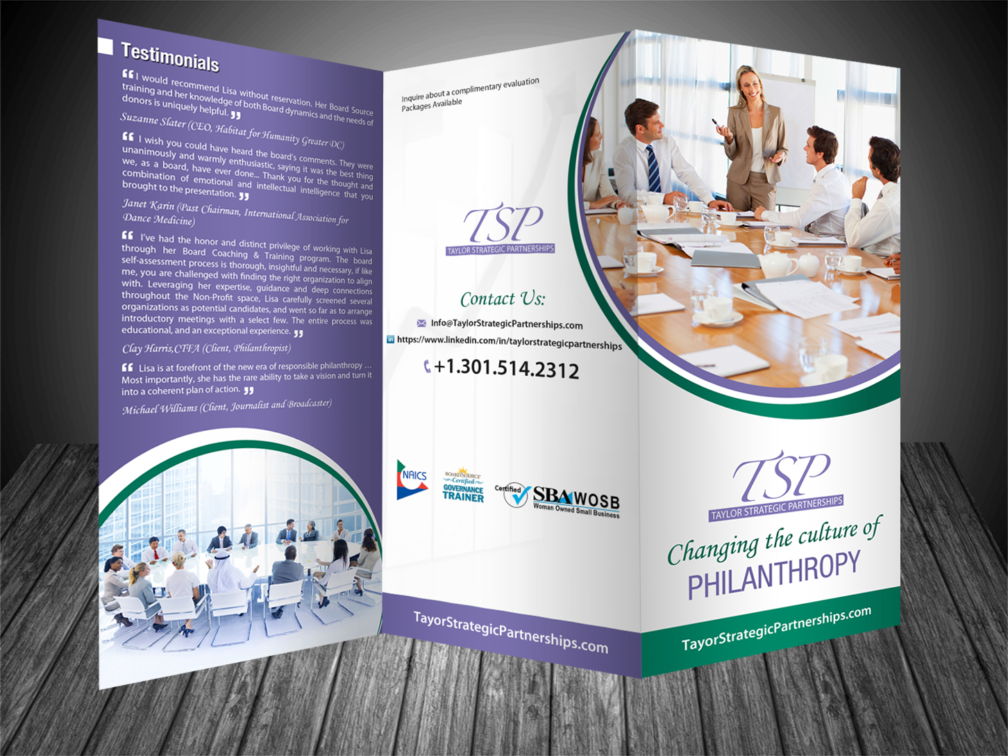 Flyer Design by aspiremedia for Taylor Strategic Partnerships, LLC | Design #9853733