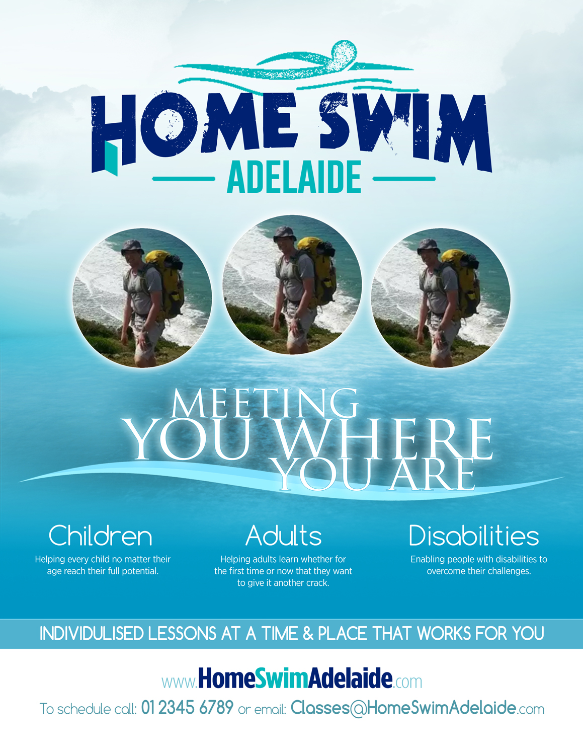 Design de Flyer par Brian Ellis pour Home Swim | Design #9821820