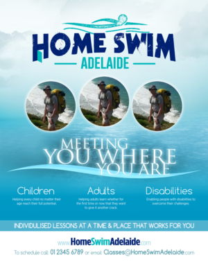 Design de Flyer par Brian Ellis pour Home Swim | Design : #9821820