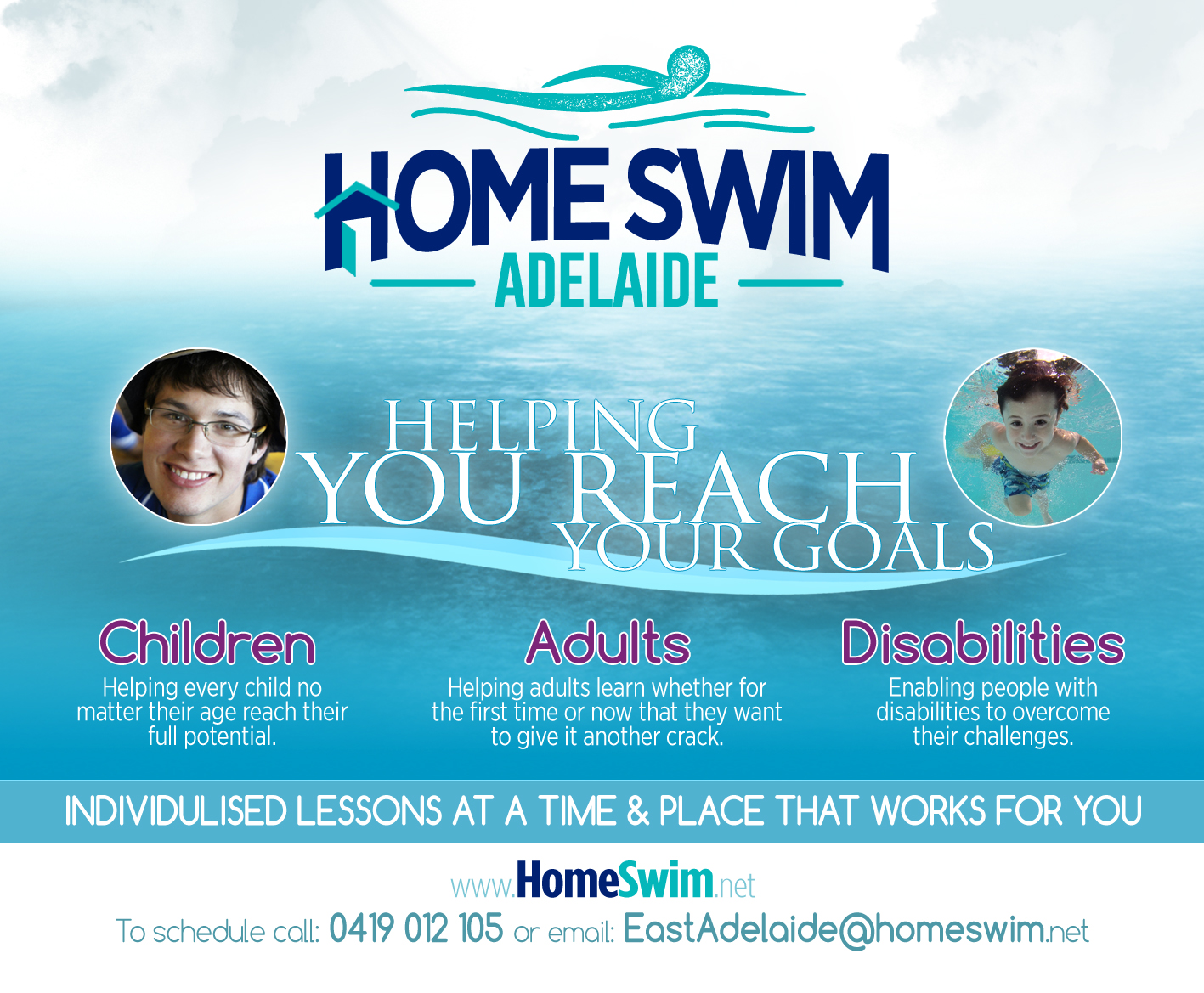 Design de Flyer par Brian Ellis pour Home Swim | Design #9834221