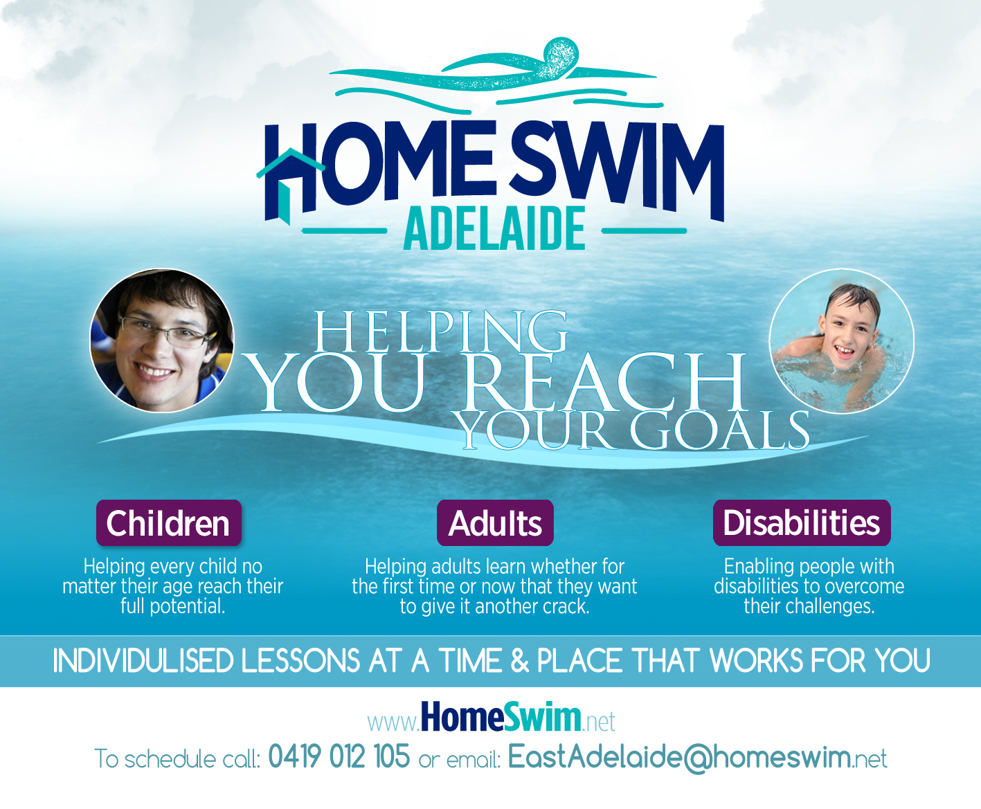 Design de Flyer par Brian Ellis pour Home Swim | Design #9834747