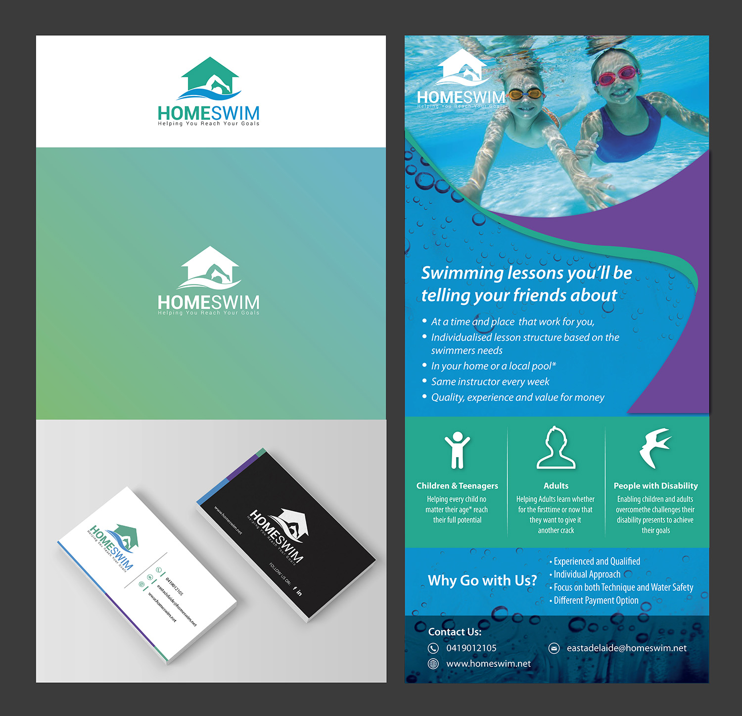 Design de Flyer par akriti pour Home Swim | Design #9845532